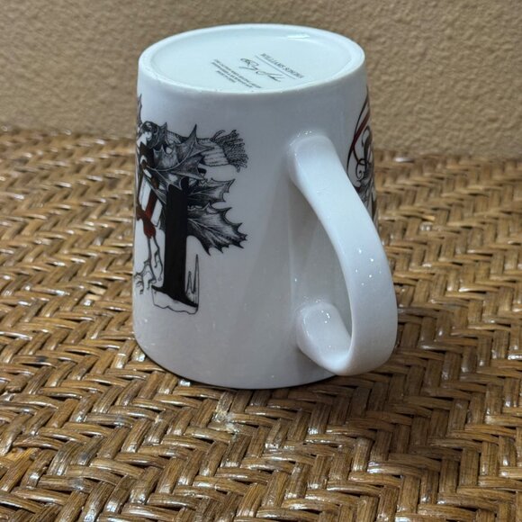 Williams Sonoma RORY DOBNER Love Mug Birds Christmas Holiday Winter Coffee Cup - Picture 2 of 9